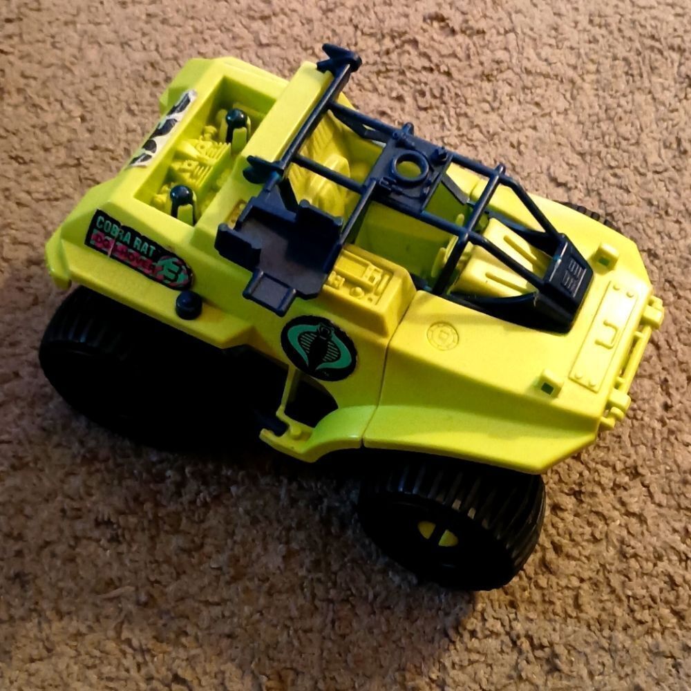 Vintage GI Joe 1990 Hasbro Badger Vehicle Incomplete PARTS ONLY PRE-OWNED